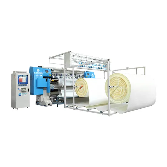 High Performance High Speed Full Automatic Chain Stitch Mattress Multi Needle Quilting Machine 
