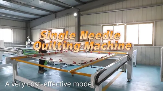 Hot Sale Automatic Pattern Single Needle Quilts Making Machine Computerized Quilting Machine for Mattresses 