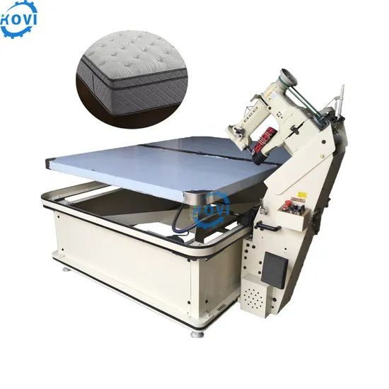 Wb3 Tape Edge Mattress Machine Head and Table Lifting by Electric 