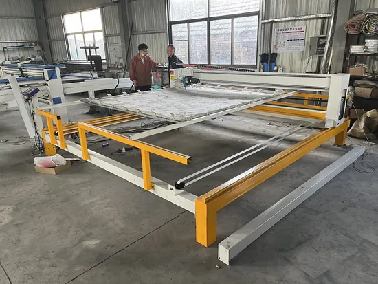 LCD Screen Computerized Single Head Long Arm Blanket Mattress Quilting Machine for Quilt Comforter Sewing Making Machine Single Needle Quilting Machine 
