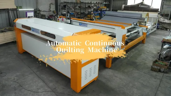 CNC Computerized Embroidery and Quilting Machine Single Needle Quilting Machine Continuous Quilting Machine for Mattresses 