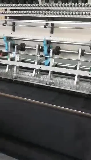 Computered Lock Stitch Multi Needle Quilting Machine with Cutting/Rolling Machine 